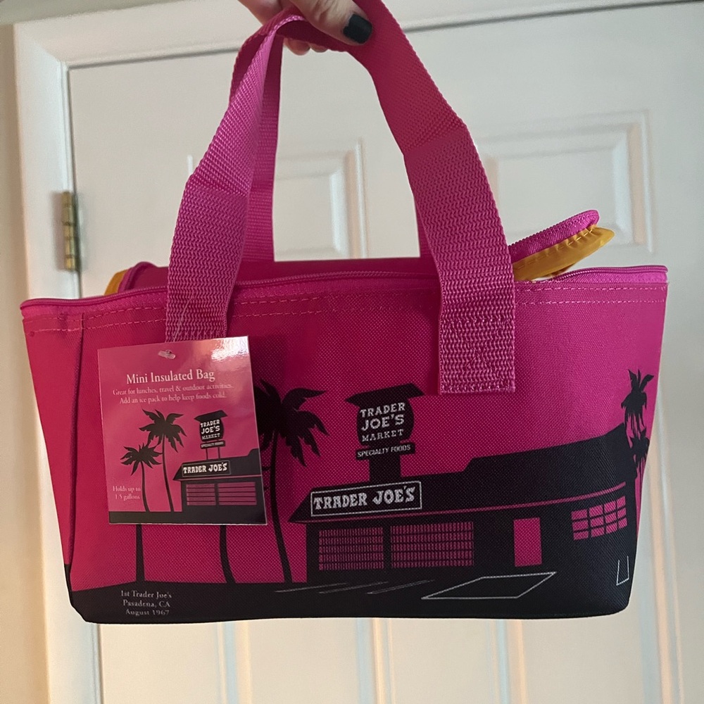 Trader Joe’s pink mini insulated bag (lunch box)
